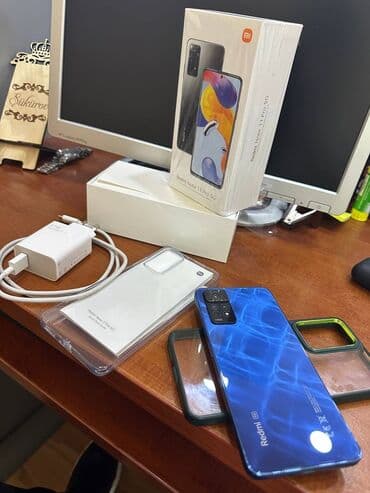 ТВ и видео: Xiaomi Mi 11 Pro, 128 ГБ, цвет - Голубой, 
 Гарантия, Отпечаток пальца, Две SIM карты — 3