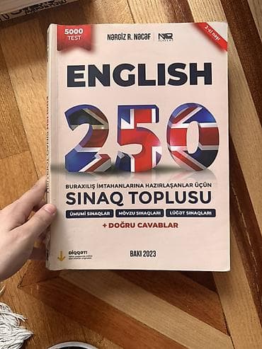 Testlər: Məhsul: “English 250 – Buraxılış imtahanlarına hazırlaşanlar üçün — 1