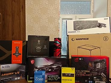 pc komputer: Salam, pc komplekt halda satılır. Cpu-i712700kf gpu-msi rtx 4070 super — 3
