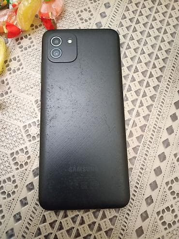 modem adaptoru: Samsung Galaxy A03, 64 GB, rəng - Qara, Sensor — 1