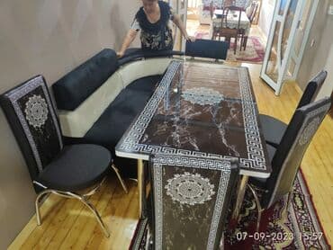 mətbəxt masaları: 🇹🇷Türk istehsalı Möhtəşəm ✨✨ Kuxna üçün stol stul dəsti 2 stul 1 — 2
