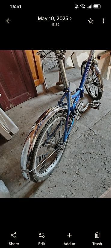Velosipedlər: Uşaq/yeniyetmə velosipedi — SHIMANO yazılı qatlanan model.Real — 2