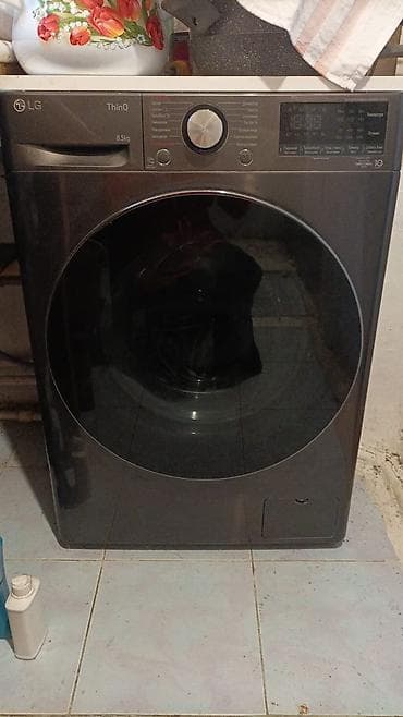sharp soyuducu servis: LG ThinQ paltaryuyan maşın – 8.5 kq - Brend/model: LG ThinQ, ön — 1