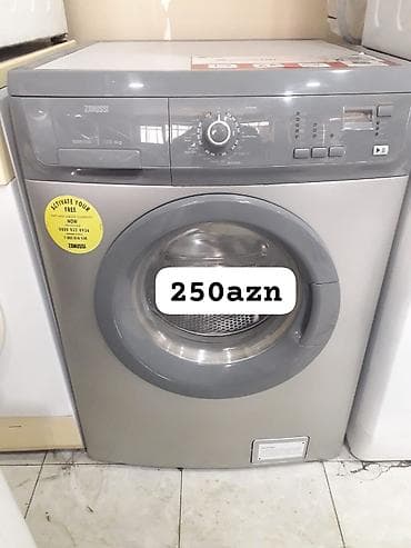 Zanussi paltaryuyan maşın – önyükləməli, boz rəng. - Baraban tutumu: 6