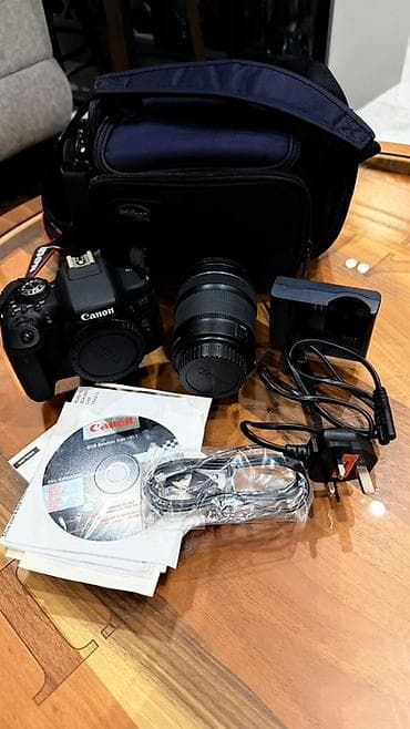 Foto və videokameralar: Canon EOS 750D DSLR fotoaparat dəsti Məhsul tərkibi:Cantada bu — 3