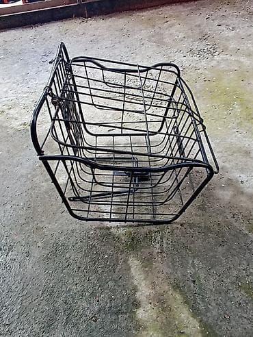 bmw r19 disk: Motosiklet üçün yan baqaj səbəti (metal) - Material: qalın divarlı — 1
