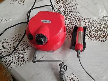 Elektrik Dırnaq Frezi – “Nail Drill” - Rəng: qırmızı - Stolüstü baza