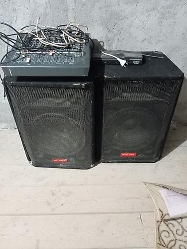 mini sok çəkən: Səs sistemi komplekti satılır. Dəstə 2 ədəd MISTUBA akustik kolonka və — 2