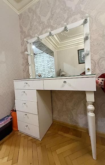 modern stol stul: Mebel dəsti – qonaq otağı və makiyaj masası Qonaq otağı: - Yumşaq — 3