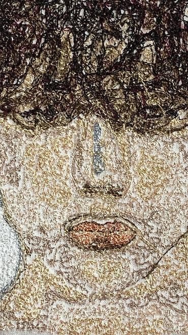 Maşınla işlənən portret naxışları – fərdi sifarişlə - Yüksək