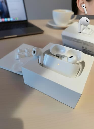 Minidisk və disk pleyerlər: İşlənmiş Simsiz (Bluetooth) Qulaqcıqlar, Apple, rəng - Ağ — 1