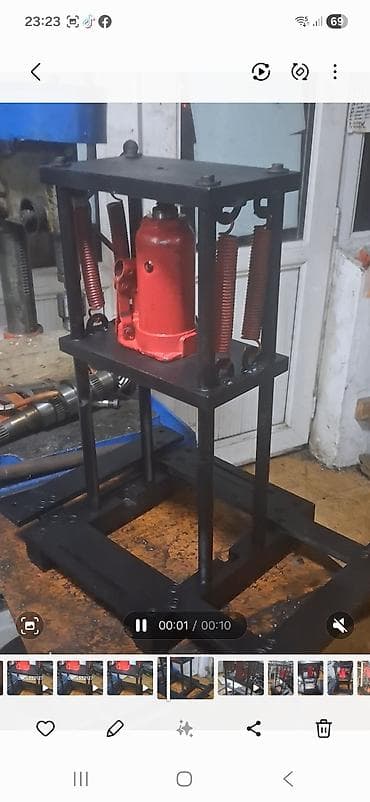 Məhsul: Hidravlik pres (rəqəmsiz domkratlı konstruksiya) Təsvir: -