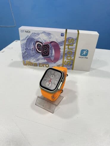 smart tv klaviatura: Yeni, Smart saat, Sensor ekran, rəng - Narıncı — 2