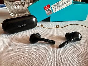 Yeni Simsiz (Bluetooth) Qulaqcıqlar, Honor, rəng - Qara — 2