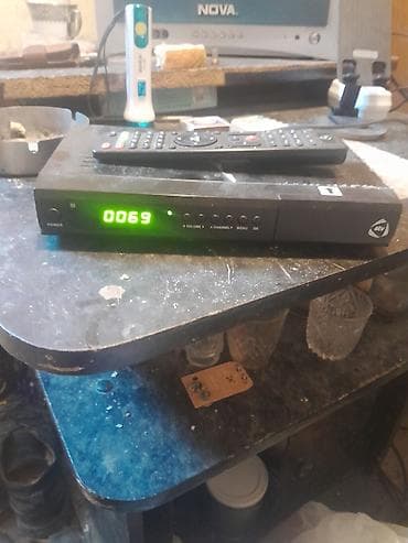 atv kanallar: ATV rəqəmsal TV qəbuledicisi (set-top box) - Ön paneldə LED ekran — 1