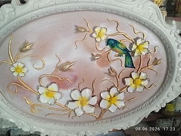 qapi dekoru: Oval dekorativ rellef tablo kolleksiyası - Material — 3