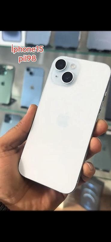 Mini: IPhone 15, Ağ, Face ID — 2