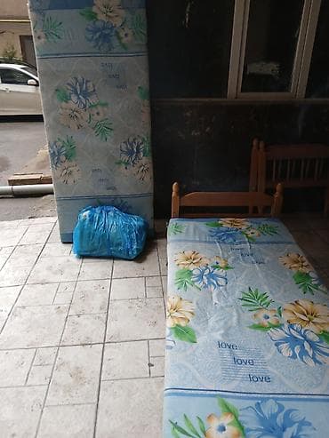 Təknəfərlik çarpayı, Bazasız, Matras ilə, Siyirməsiz