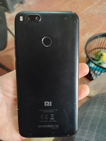 elektron kilid: Xiaomi Mi A1, 64 GB, rəng - Qara, 
 Barmaq izi — 2