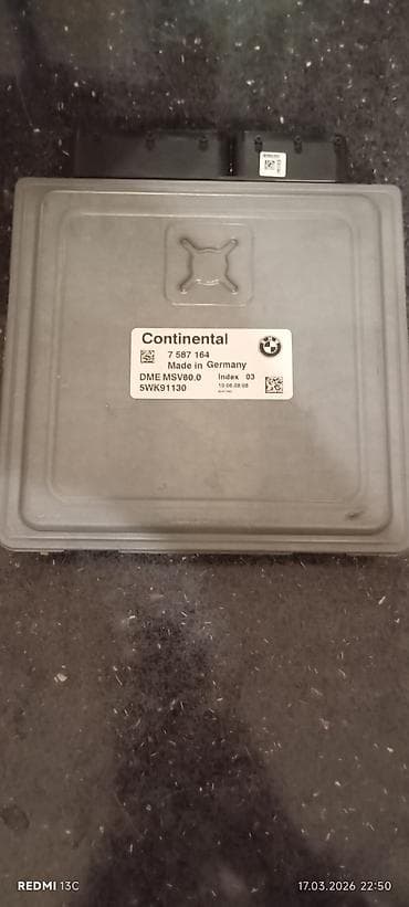 14 luk disk: BMW DME idarəetmə bloku – Continental MSV80.0 Texniki məlumat: - — 3