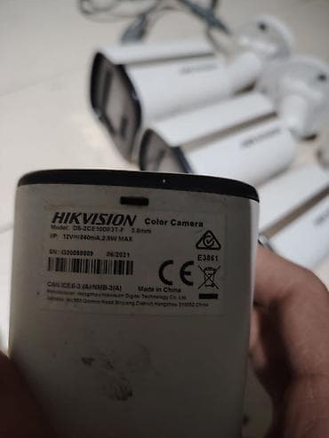 kamera güneş paneli: Hikvision rəngli təhlükəsizlik kameraları – DS-2CE10DF3T-F (3.6 mm) — 1