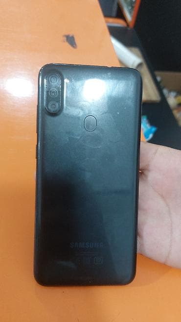 tecno telefon: Samsung Galaxy A11, 32 GB, rəng - Qara, İki sim kartlı — 4