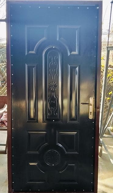 Mənzil üçün İşlənmiş Giriş qapısı 100x210 sm Zamok ilə, Zəmanətsiz, Ödənişli quraşdırma, Ünvandan götürmə, Ödənişli çatdırılma — 8