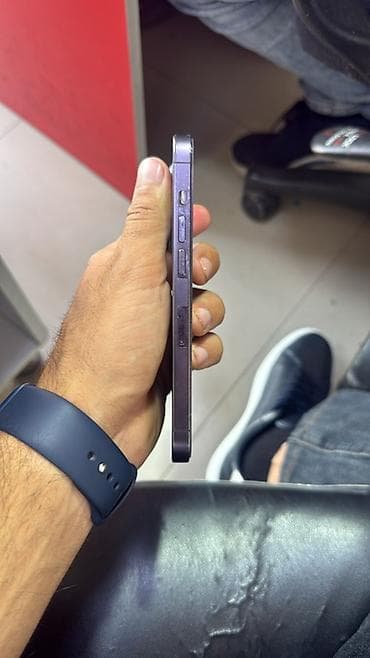 iphone 14 qiymeti: IPhone 14 Pro, 128 GB, Deep Purple, Face ID — 1