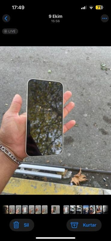 ikinci el pro max: IPhone 13, 128 GB, White Titanium, Zəmanət, Kredit, Sənədlərlə — 2