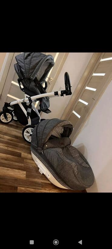 купить трактор в азербайджане: Классическая прогулочная коляска, Б/у, Пол: Мальчик — 1