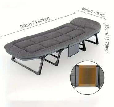 Продукты питания: Новый, Раскладушка с матрасом — 4