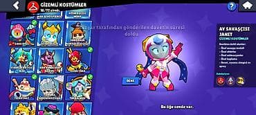ucuz listurlar: Brawl Stars – Ay Savaşçısı Janet (Gizemli Kostüm) Xüsusiyyətlər: - — 1