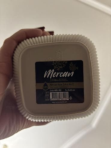 cut bitkisi: Relyefli dekorativ dibçək/qab dəsti - Material: yüngül, davamlı — 4