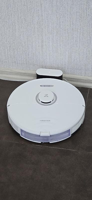 robot pilesos: Roborock S8 robot tozsoran – ağ rəng, süpürmə və silmə funksiyalı — 8