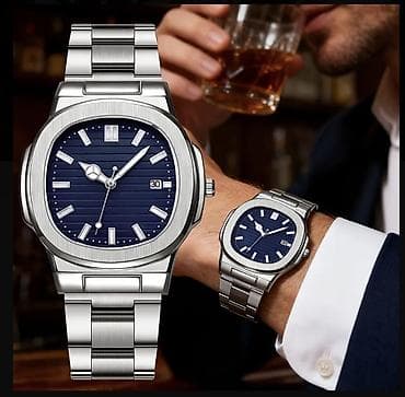 irşad electronics saatlar: Kvars mexanizmlə kişilər üçün elegan qol saatı - Korpus və qolbaq — 1