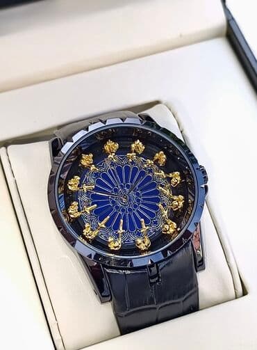 optik eynək cərcivələri: Qol saatı, rəng - Qızılı — 2