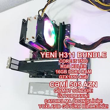 ucuz netbook kampanya: Bundan ucuz ancaq problemlisini taparsız! ⭐Ana Plata+Core i5 7500+RGB — 1