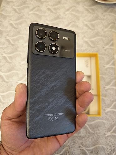 telofonar: Poco F6 Pro, 512 GB, rəng - Qara, Sensor — 9