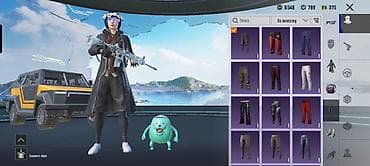 gumuş eşyalar: PUBG Mobile oyun hesabı - Səviyyə və rejim: Avropa serveri, Klassik — 9