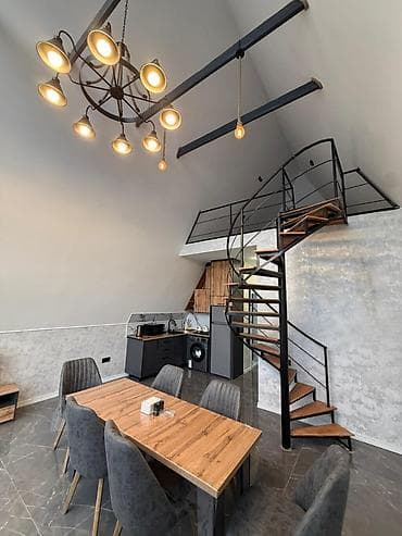 qala ramanada ev satilir: İcarəyə verilir – müasir loft tipli 2 mərtəbəli A-Frame - Hündür — 2