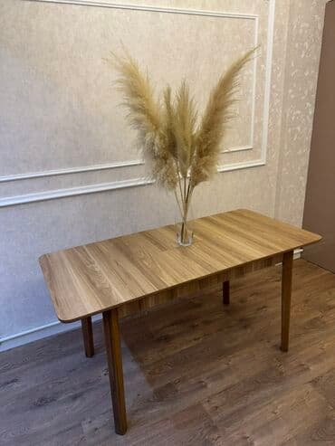 işlənmiş stol: Qonaq masası, Yeni, Açılan, Taxta, Dördbucaq masa — 1