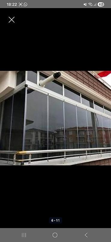 plastik qapi pencere profilleri: Plastik və aliminium qapı və pencərə sistemləri Cam balkon,Sürgülü cam — 10