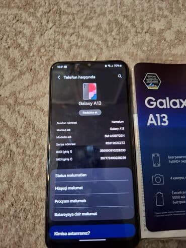 marshall qulaqlıq qiymeti: Samsung Galaxy A13, 32 ГБ, цвет - Черный — 5