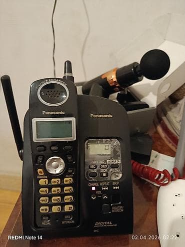 Stasionar telefon Panasonic, Simsiz, Yeni, Pulsuz çatdırılma