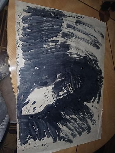 Mövzu: Orijinal qrafika – mürəkkəb ilə kağız üzərində ekspressiv