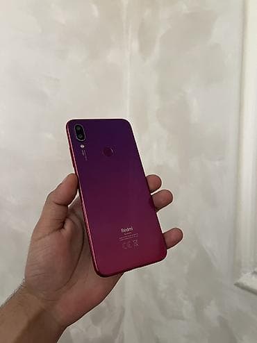 ucuz notebook tavsiye: Redmi Note 7, 32 GB, rəng - Qırmızı, Barmaq izi, Face ID — 5