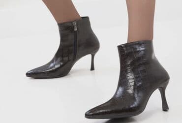 qiz ucun botlar: Ölçü: 36, rəng - Qəhvəyi, Yeni — 1