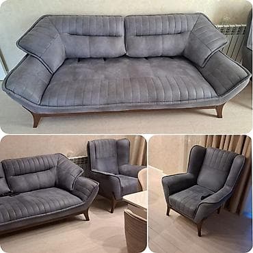 İşlənmiş, Divan, 2 kreslo