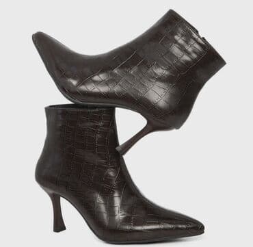 qiz ucun botlar: Ölçü: 36, rəng - Qəhvəyi, Yeni — 2