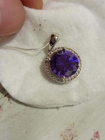 585 ag qizil: Kulon, Gümüş, Ametist, 5.00+ Karat — 7